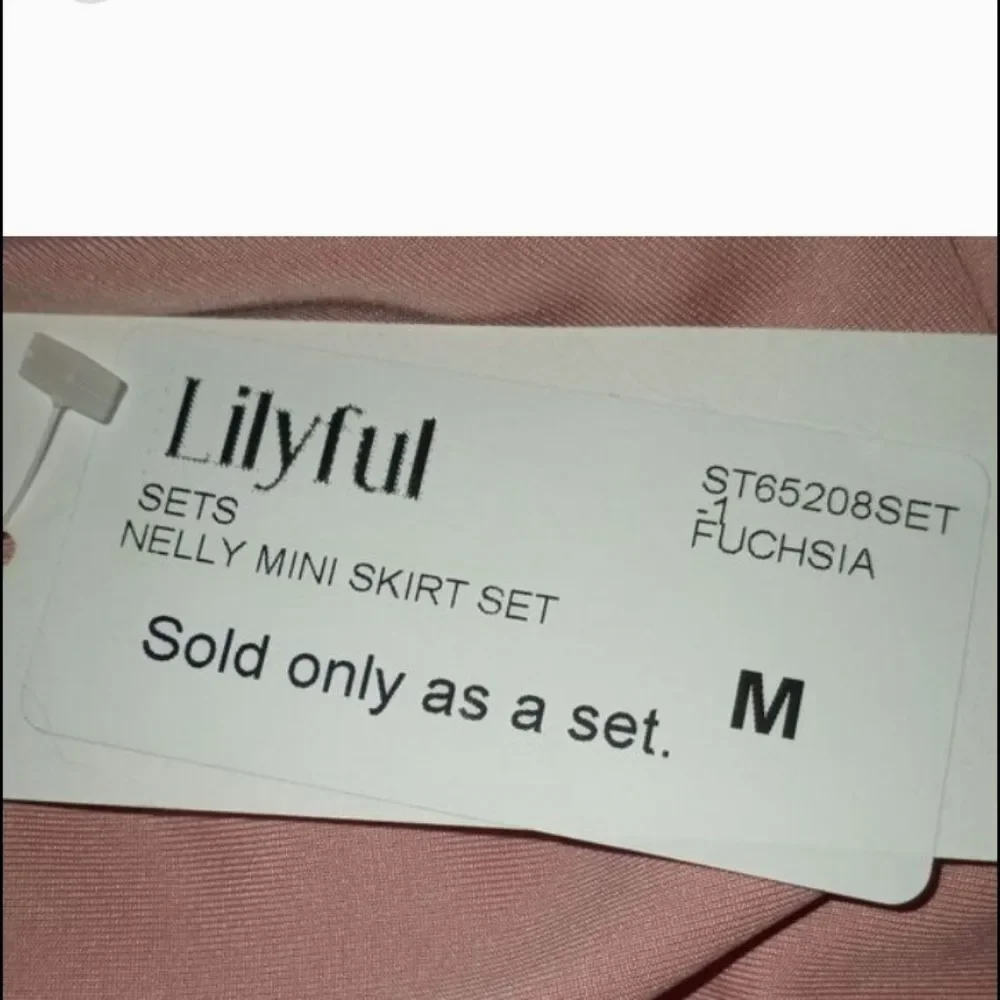 Lilyful Nelly Mini Skirt Set Fuchia Sz.M NWT. - Picture 11 of 11